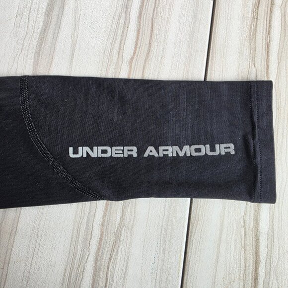 Under Armour Coldgear Long Sleeve Mock Neck Fitted Shirt - YLG/JG/G - Picture 6 of 11